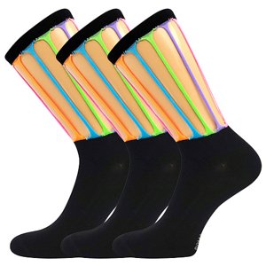 BOMA ponožky Desdemona black 3 páry 30-34 EU 119059