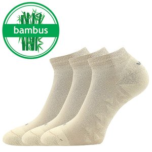 VOXX ponožky Beng beige 3 páry 35-38 EU 119612