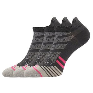 VOXX ponožky Rex 17 tmavo šedé 3 páry 35-38 EU 119716