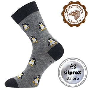 VOXX Snowdrop ponožky svetlo šedé 1 pár 35-38 EU 119917