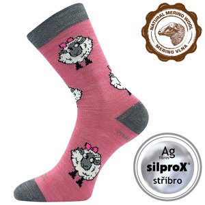 VOXX ponožky Vlna baby pink 1 pár 35-38 EU 120045