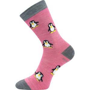 VOXX ponožky Penguinik pink 1 pár 35-38 EU 120125