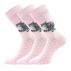 Ponožky LONKA Foxana cat 3 páry 35-38 EU 119971