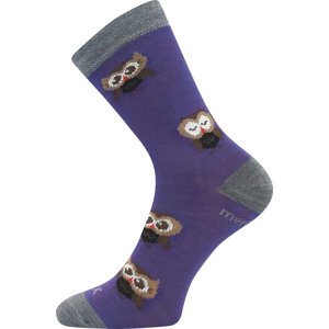 VOXX Sovie ponožky fialové 1 pár 30-34 EU 120182