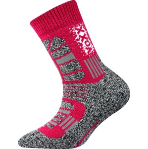 VOXX® Trakčné ponožky pre deti magenta 1 pár 20-24 EU 119527