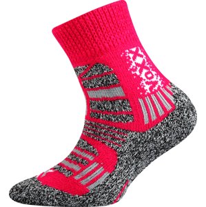 VOXX® Trakčné ponožky pre deti magenta / úzke 1 pár 35-38 EU 120472