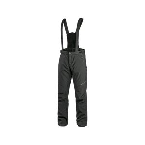 CXS TRENTON Pánske zimné softshellové nohavice čierne 60 142000380060