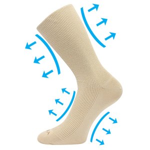 LONKA® Oregan ponožky béžové 1 pár 35-38 EU 120557