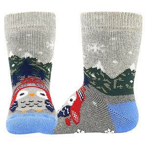 BOMA® ponožky Huhik ABS modré 1 pár 14-17 EU 120565