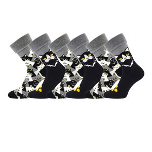 Ponožky LONKA® Lisa cat 3 páry 35-38 120575