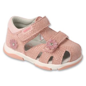 BEFADO 170P079 dívčí sandálky FLOWER růžové 25 170P079_25