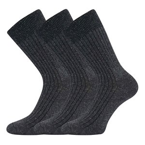 VOXX® ponožky Hempix antracit 3 pár 35-38 120905