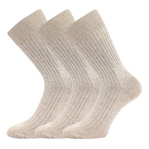 VOXX® ponožky Hempix béžová 3 pár 35-38 120907