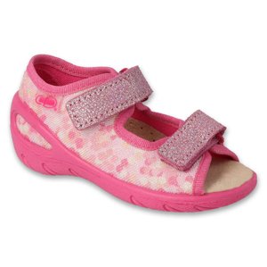BEFADO 063X015 SUNNY dívčí sandálky růžové 28 063PX015_28
