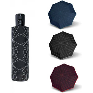 Doppler Magic Carbonsteel PARIS Dámsky skladací plne automatický dáždnik černá 744765P02
