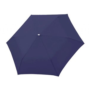 Doppler Mini Slim Carbonsteel Dámsky plochý skladací dáždnik modrý 722863DMA