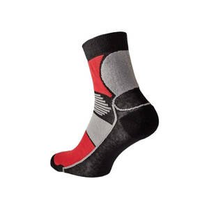 KNOXFIELD BASIC Ponožky čierna / červená 39-40 0316004065739