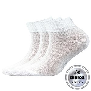 VOXX Ponožky Setra detské biele 3 páry 30-34 109709