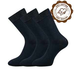 BOMA ponožky Bára tmavě modrá 3 pár 35-37 100177