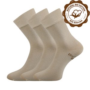 Ponožky LONKA Bioban BIO bavlna béžová 3 páry 35-38 100184