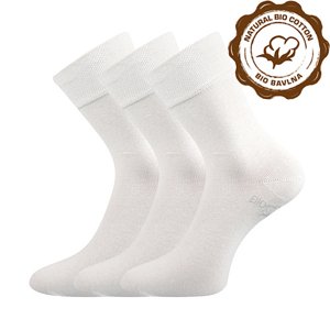 Ponožky LONKA Bioban BIO bavlna biele 3 páry 35-38 100185