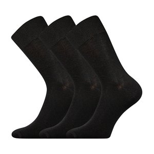 BOMA ponožky Radovan-a black 3 páry 35-38 110902