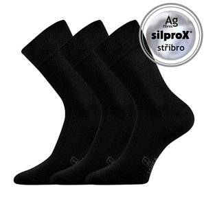 Ponožky LONKA Dasilver black 3 páry 39-42 111643