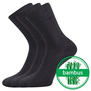 Ponožky LONKA Deli tmavo šedé 3 páry 43-46 113405