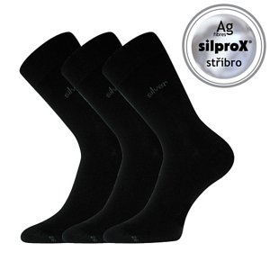 Ponožky LONKA Desilve black 3 páry 35-38 100532