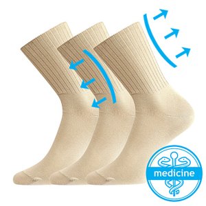 BOMA ponožky Diarten beige 3 páry 38-39 100585