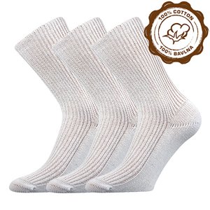 BOMA ponožky Pepina white 3 páry 35-37 109134