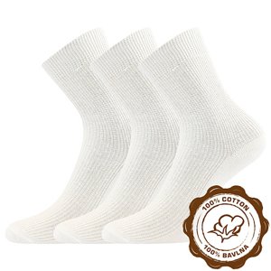 BOMA ponožky Romsek bílá 3 pár 33-35 102014