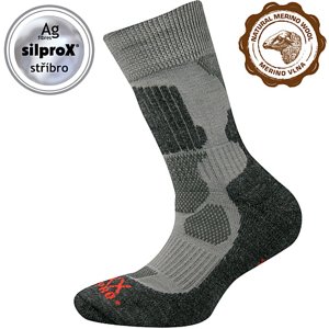 VOXX ponožky Etrexik light grey 1 pár 16-19 115921
