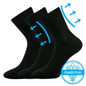 BOMA ponožky Viktorka čierne 3 páry 38-39 102153