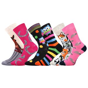 LONKA ponožky Doblik mix dievča 3 páry 25-29 114586