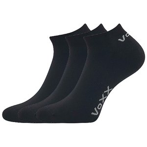 VOXX Ponožky Basic black 3 páry 35-38 102301