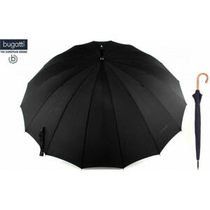 Pánsky dáždnik BUGATTI Doorman - čierny 71763001BU