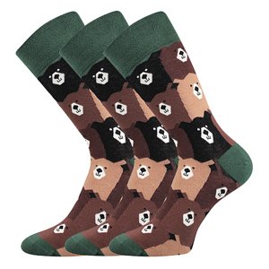 Ponožky LONKA medvedíky Twidor 3 páry 39-42 117439