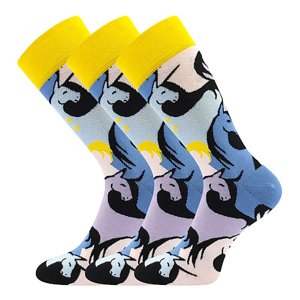 Ponožky LONKA Twidor unicorns 3 páry 35-38 118048