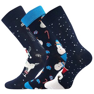 BOMA® ponožky Vianočný mix D 3 páry 35-38 118123