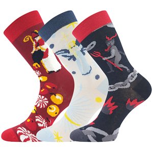 LONKA ponožky Bertík mix 3 pár 30-34 118334