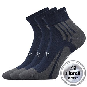 Ponožky VOXX Abra tmavomodré 3 páry 43-46 112283