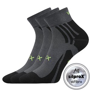 Ponožky VOXX Abra dark grey 3 páry 35-38 112274