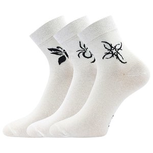 BOMA ponožky Tatoo mix-biele 3 páry 35-38 102114
