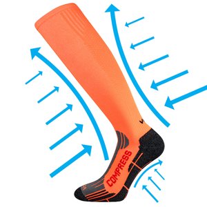 VOXX kompresné ponožky Flex neon orange 1 pár 43-46 111448