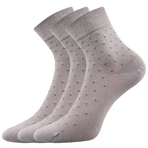 Ponožky LONKA Fiona light grey 3 páry 35-38 115151