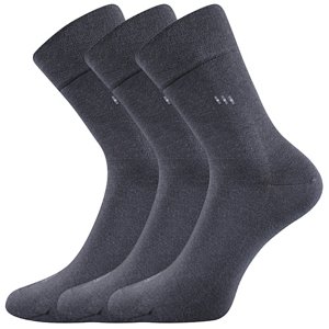 LONKA ponožky Dipool tmavo šedé 3 páry 43-46 115858