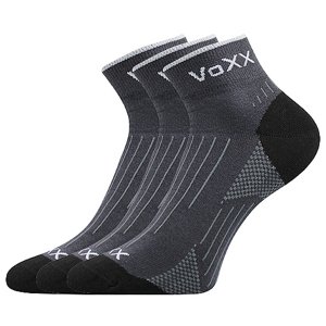 VOXX ponožky Azul dark grey 3 páry 35-38 117384