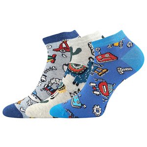 LONKA ponožky Dedonik mix C - chlapec 3 páry 35-38 118715