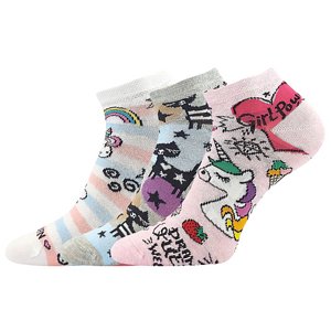 LONKA ponožky Dedonik mix F - dievča 3 páry 35-38 118724